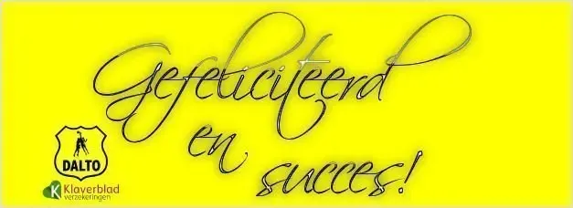 Dalto: Gefeliciteerd en succes