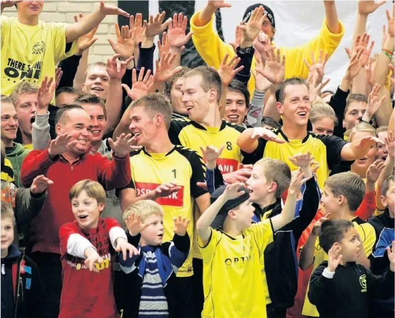 Robert in het ad uit 2007