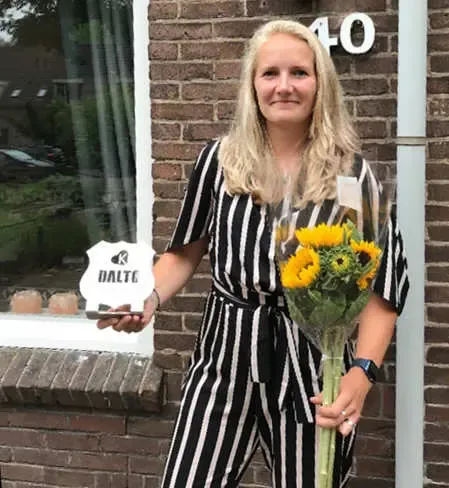 Michelle krijgt Klavertje! 1 20230327 Dalto Klavertje Michelle