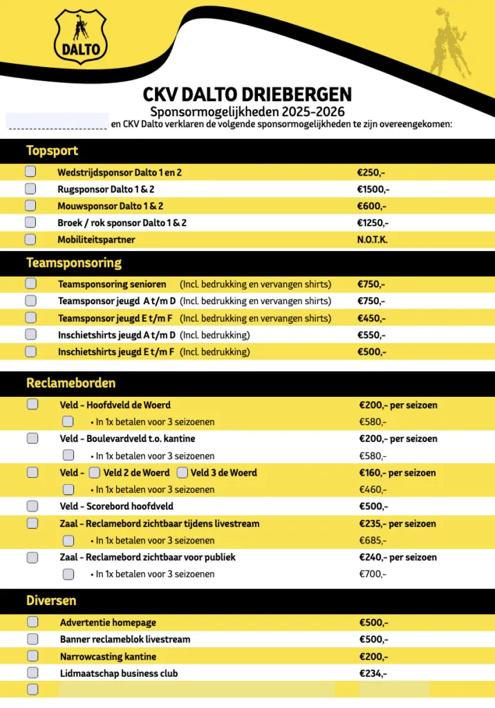 Sponsorinformatie 1 Screenshot 2025 09 23 at 10.39.25 1 - Dalto/Klaverblad Verzekeringen - Korfbal - Driebergen